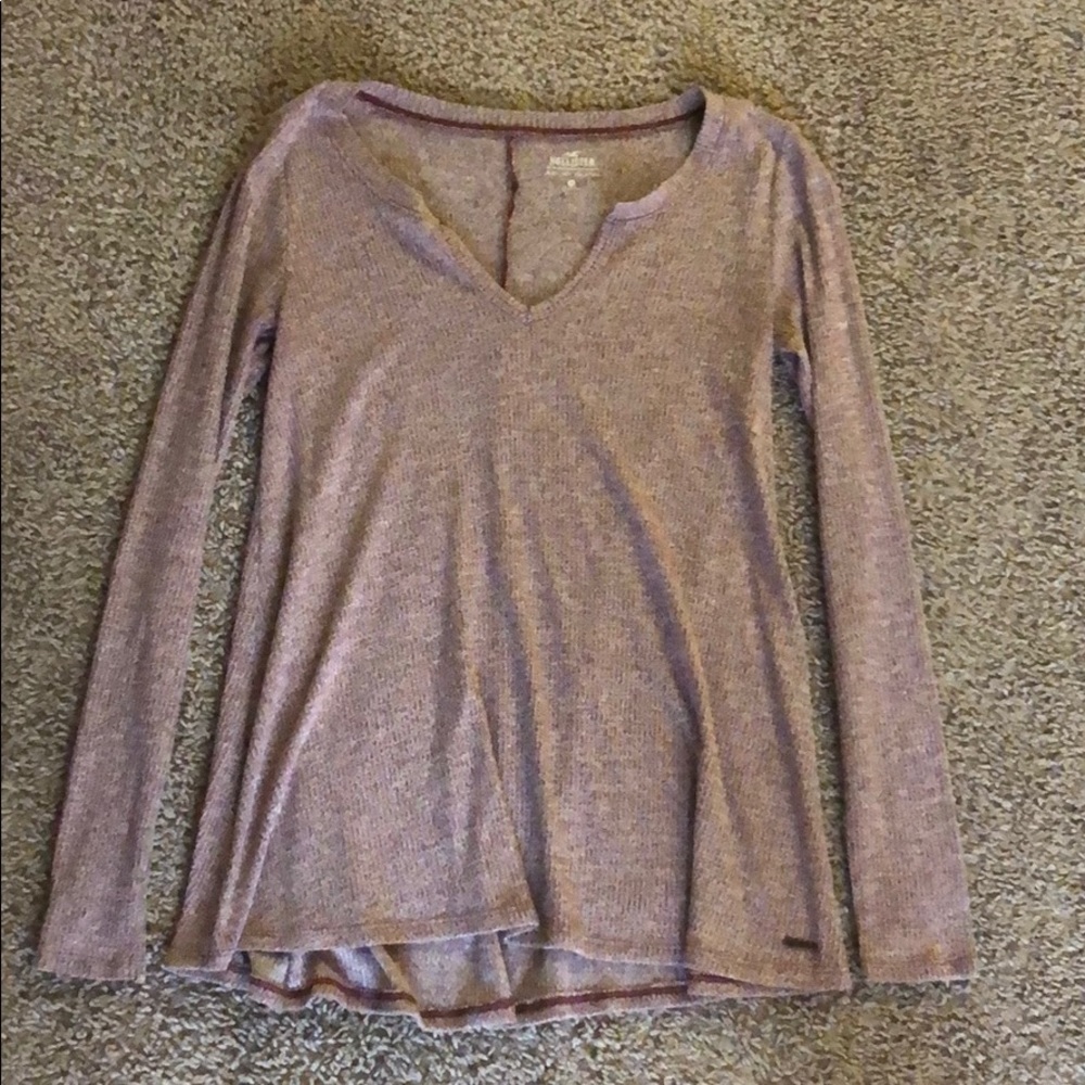 Maroon Long Sleeve Tee